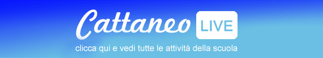 banner Cattaneo Live, guarda tutte le attività della scuola