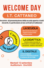 Volantino Welcome Day
